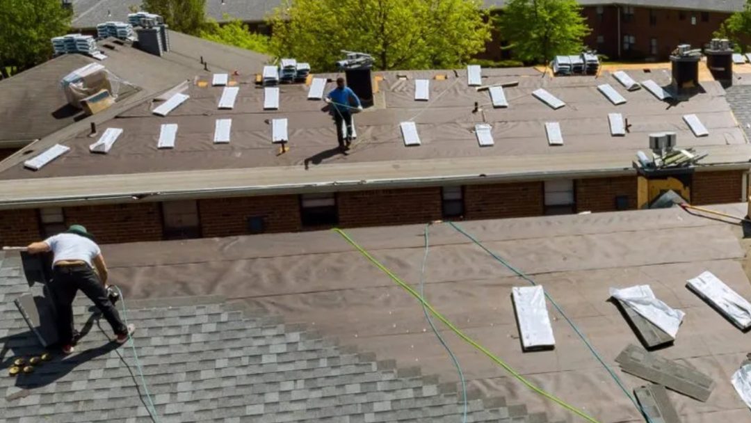 Roof installation in progress by TTG Roof Pro's