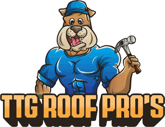 TTG Roof Pro's bulldog mascot logo